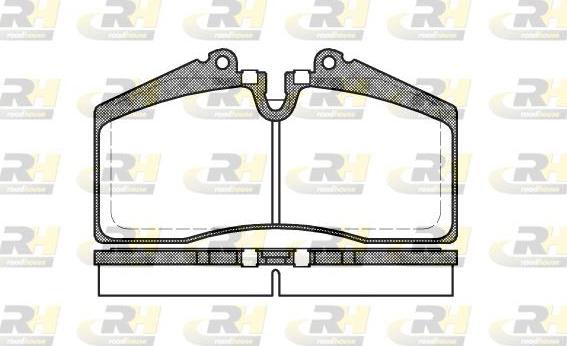 Roadhouse 2288.00 - Bremžu uzliku kompl., Disku bremzes www.autospares.lv