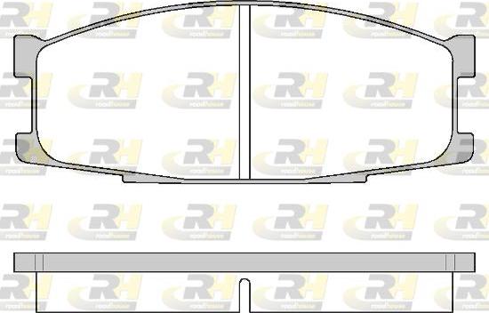 Roadhouse 2283.00 - Bremžu uzliku kompl., Disku bremzes www.autospares.lv