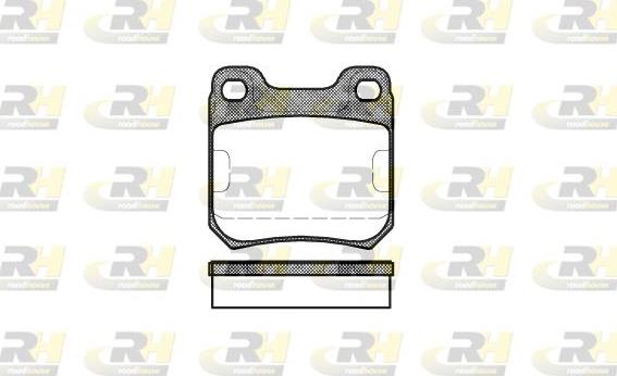 Roadhouse 2239.00 - Brake Pad Set, disc brake www.autospares.lv