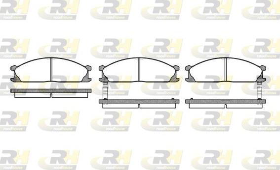 Roadhouse 2236.02 - Brake Pad Set, disc brake www.autospares.lv