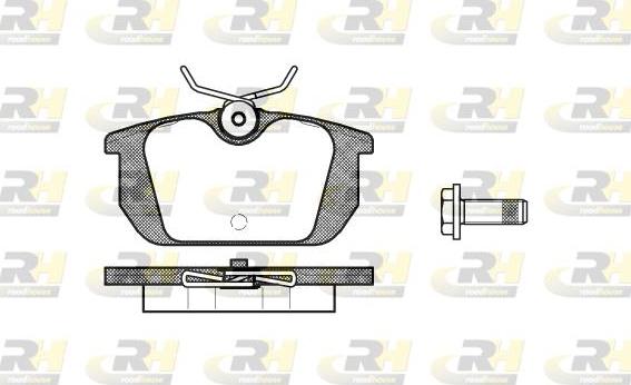 Roadhouse 2231.00 - Тормозные колодки, дисковые, комплект www.autospares.lv