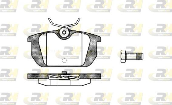 Roadhouse 2231.10 - Brake Pad Set, disc brake www.autospares.lv