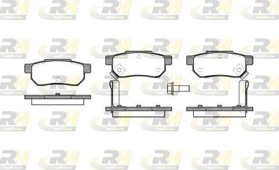 Roadhouse 2233.02 - Bremžu uzliku kompl., Disku bremzes www.autospares.lv