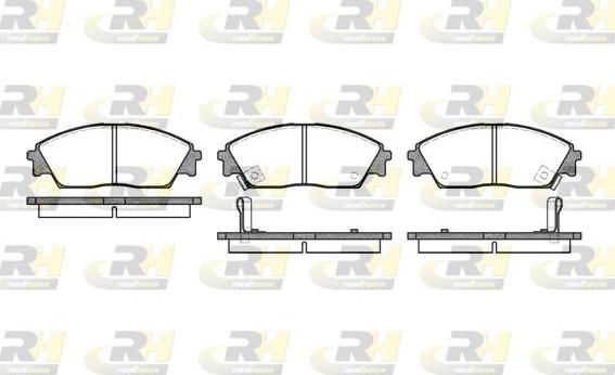 Roadhouse 2229.02 - Тормозные колодки, дисковые, комплект www.autospares.lv