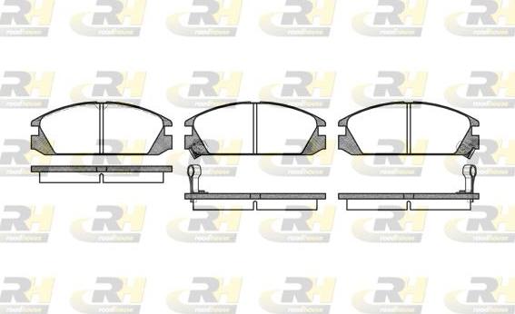 Roadhouse 2228.02 - Brake Pad Set, disc brake www.autospares.lv