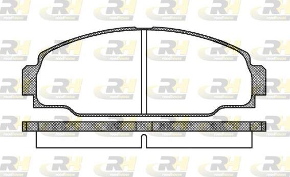 Roadhouse 2274.00 - Bremžu uzliku kompl., Disku bremzes www.autospares.lv