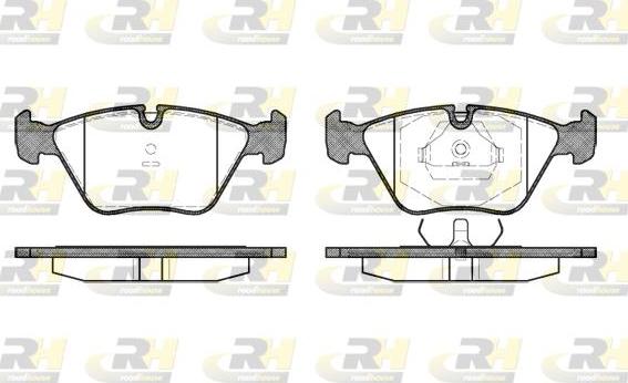 Roadhouse 2270.00 - Тормозные колодки, дисковые, комплект www.autospares.lv