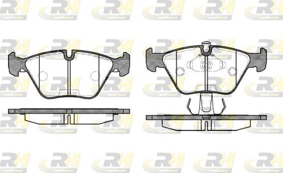 Roadhouse 2270.15 - Bremžu uzliku kompl., Disku bremzes www.autospares.lv