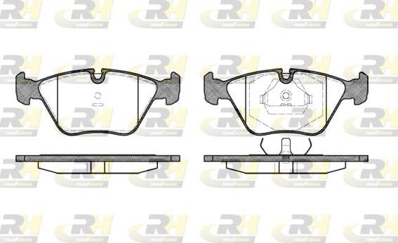 Roadhouse 2270.10 - Brake Pad Set, disc brake www.autospares.lv