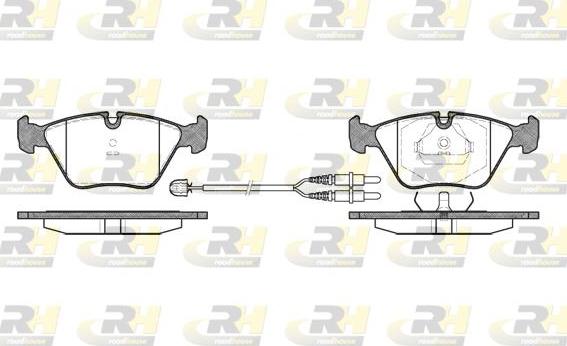 Roadhouse 2270.22 - Bremžu uzliku kompl., Disku bremzes www.autospares.lv