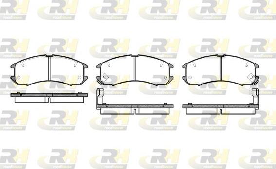 Roadhouse 2273.02 - Brake Pad Set, disc brake www.autospares.lv