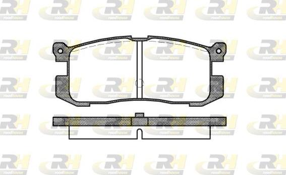 Roadhouse 2272.00 - Bremžu uzliku kompl., Disku bremzes www.autospares.lv