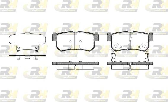 Roadhouse 2746.62 - Brake Pad Set, disc brake www.autospares.lv