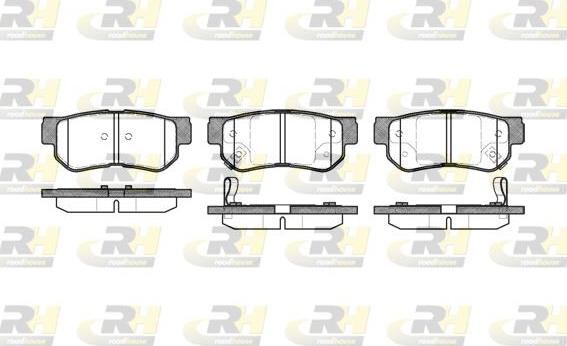 Roadhouse 2746.02 - Bremžu uzliku kompl., Disku bremzes www.autospares.lv