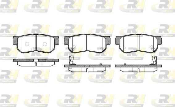 Roadhouse 2746.12 - Bremžu uzliku kompl., Disku bremzes www.autospares.lv