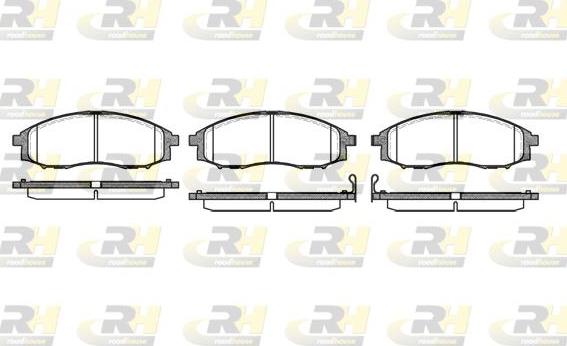 Roadhouse 2748.02 - Bremžu uzliku kompl., Disku bremzes www.autospares.lv