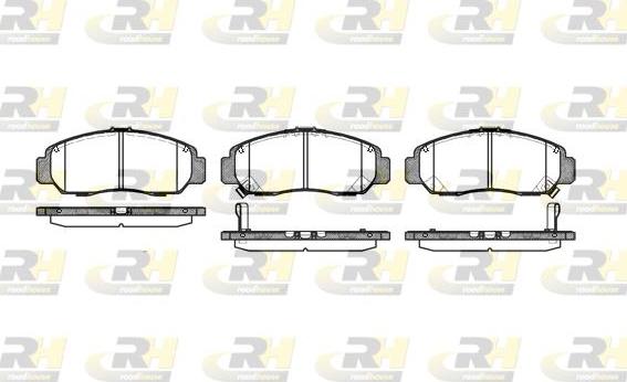 Roadhouse 2747.12 - Brake Pad Set, disc brake www.autospares.lv