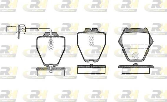 Roadhouse 2752.22 - Brake Pad Set, disc brake www.autospares.lv