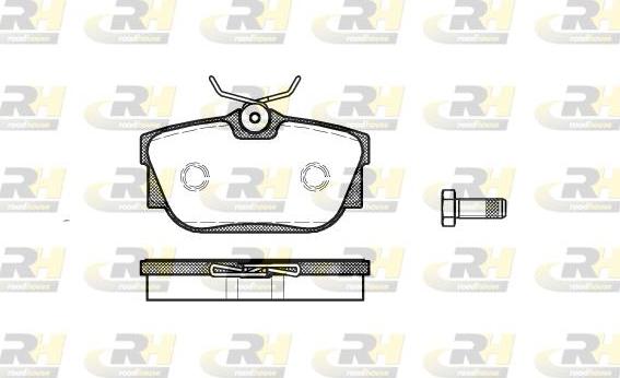 Roadhouse 2767.00 - Brake Pad Set, disc brake www.autospares.lv