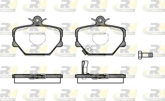 Roadhouse 2705.02 - Тормозные колодки, дисковые, комплект www.autospares.lv