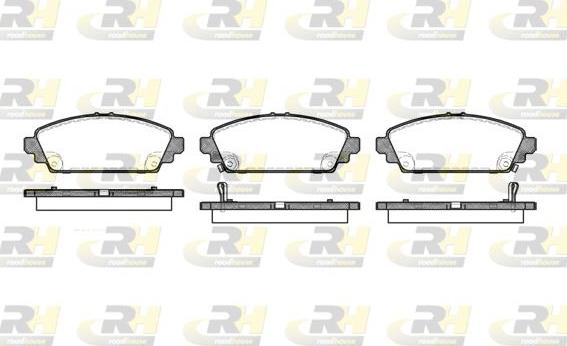 Roadhouse 2700.02 - Brake Pad Set, disc brake www.autospares.lv