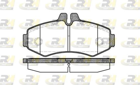 Roadhouse 2701.00 - Bremžu uzliku kompl., Disku bremzes www.autospares.lv