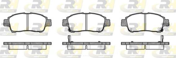 Roadhouse 2712.02 - Brake Pad Set, disc brake www.autospares.lv