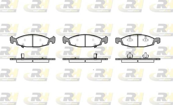 Roadhouse 2736.02 - Bremžu uzliku kompl., Disku bremzes www.autospares.lv