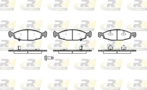 Roadhouse 2736.12 - Bremžu uzliku kompl., Disku bremzes www.autospares.lv