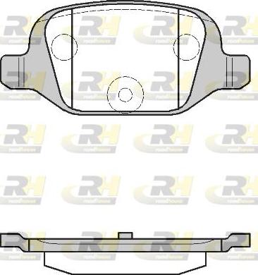 Roadhouse 2727.00 - Тормозные колодки, дисковые, комплект www.autospares.lv