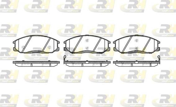 Roadhouse 2771.02 - Brake Pad Set, disc brake www.autospares.lv