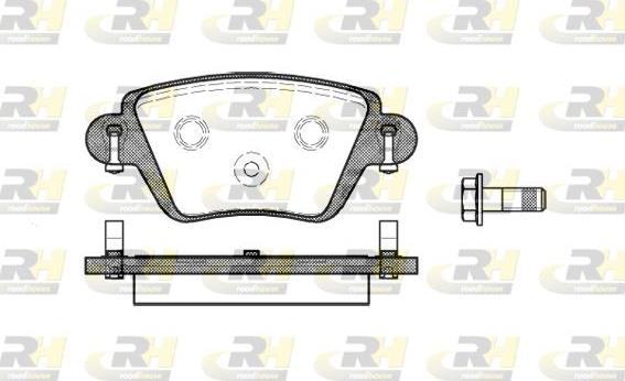 Roadhouse 2777.10 - Brake Pad Set, disc brake www.autospares.lv