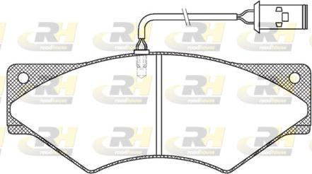 Roadhouse JSX 2436.40 - Brake Pad Set, disc brake www.autospares.lv