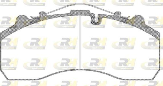 Roadhouse JSX 2637.00 - Brake Pad Set, disc brake www.autospares.lv