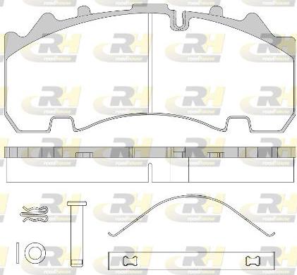 Roadhouse JSX 21554.80 - Bremžu uzliku kompl., Disku bremzes www.autospares.lv