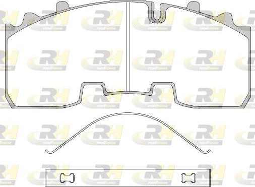 Roadhouse JSX 21556.00 - Bremžu uzliku kompl., Disku bremzes www.autospares.lv