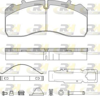 Roadhouse JSX 21846.80 - Brake Pad Set, disc brake www.autospares.lv