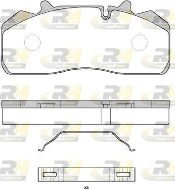 Roadhouse JSX 2894.00 - Bremžu uzliku kompl., Disku bremzes www.autospares.lv