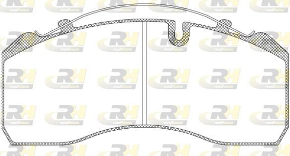 Roadhouse JSX 2814.00 - Brake Pad Set, disc brake www.autospares.lv