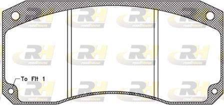 Roadhouse JSX 2346.40 - Brake Pad Set, disc brake www.autospares.lv