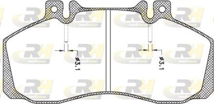 Roadhouse JSX 2245.00 - Bremžu uzliku kompl., Disku bremzes autospares.lv