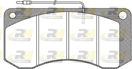 Roadhouse JSX 2258.40 - Brake Pad Set, disc brake www.autospares.lv