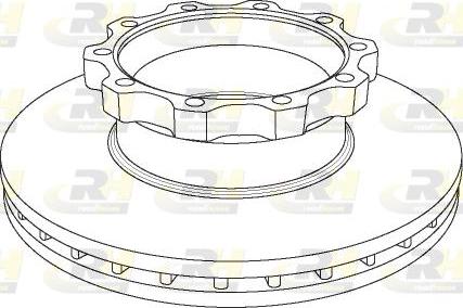 Roadhouse NSX1044.20 - Bremžu diski www.autospares.lv