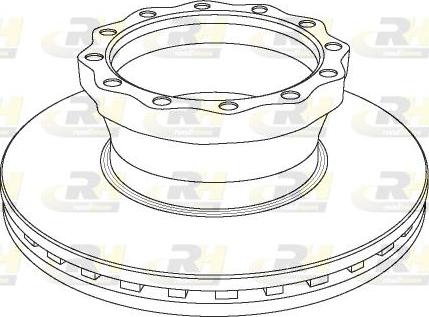 Roadhouse NSX1043.20 - Bremžu diski autospares.lv