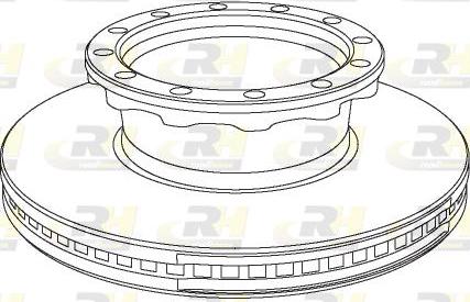 Roadhouse NSX1029.20 - Bremžu diski www.autospares.lv