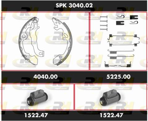 Roadhouse SPK 3040.02 - Bremžu loku komplekts autospares.lv