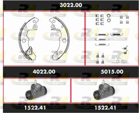 Roadhouse SPK 3022.00 - Bremžu loku komplekts www.autospares.lv