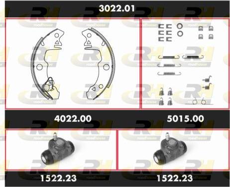 Roadhouse SPK 3022.01 - Bremžu loku komplekts www.autospares.lv