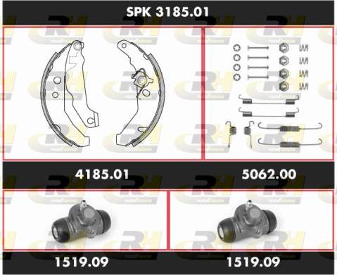 Roadhouse SPK 3185.01 - Bremžu loku komplekts autospares.lv