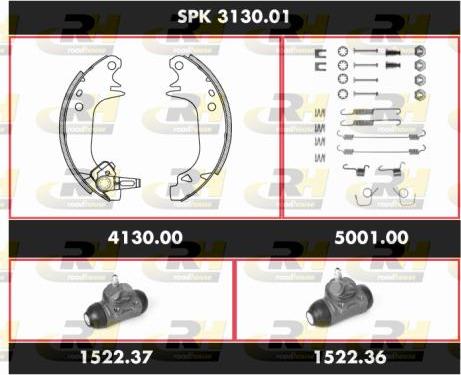 Roadhouse SPK 3130.01 - Brake Shoe Set www.autospares.lv